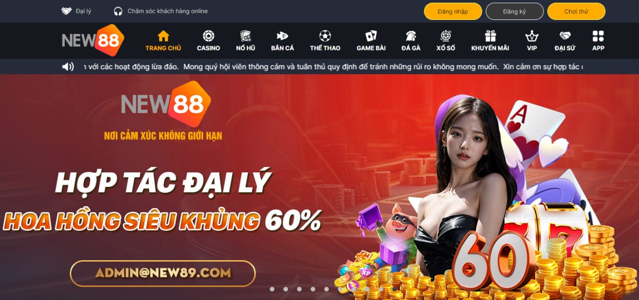 Những ưu điểm đặc sắc mang lại sự thu hút của nhà cái New88