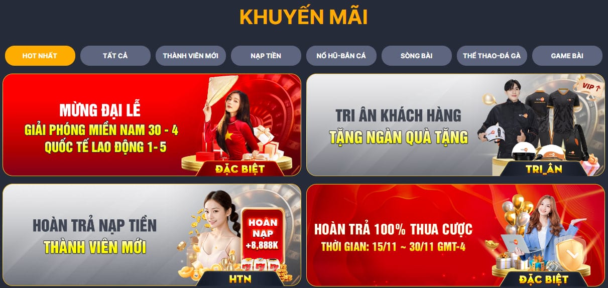 Tặng nhiều phần quà giá trị để tri ân khách hàng của Neu88