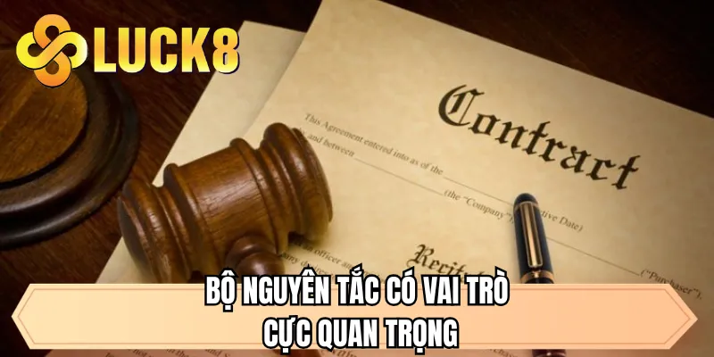 Bộ nguyên tắc có vai trò cực quan trọng